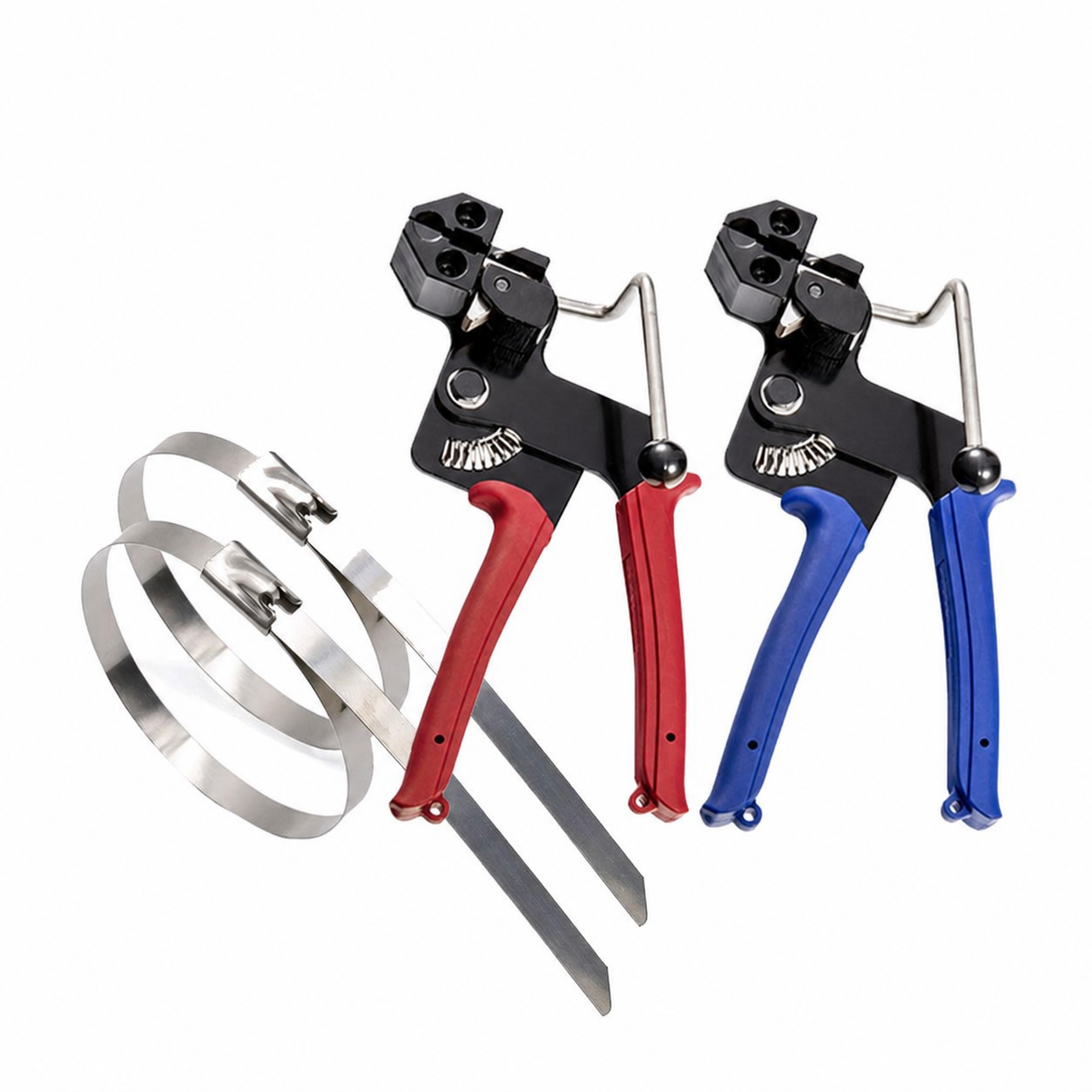 Heavy Duty Zip Ties Self Tensioning and Cutting Tool Stainless Steel Cable Tie Gun