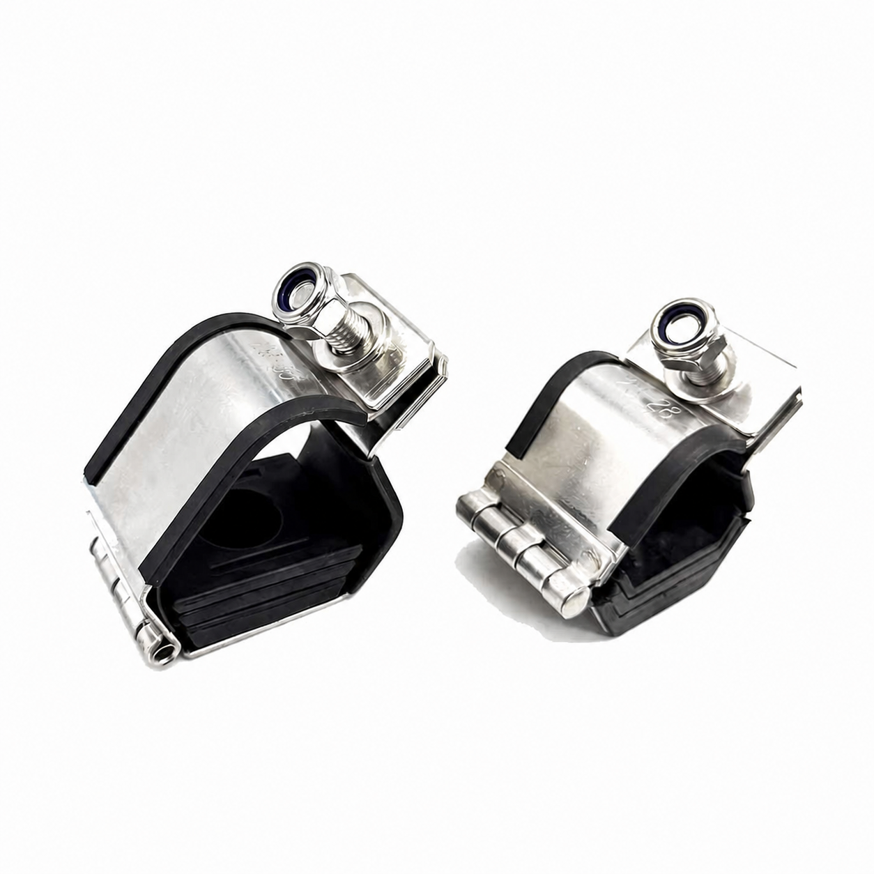 IEC61914 Low Smoke 20mm Trefoil Single Cable Cleats with M8 Bolt for Bundled Cable