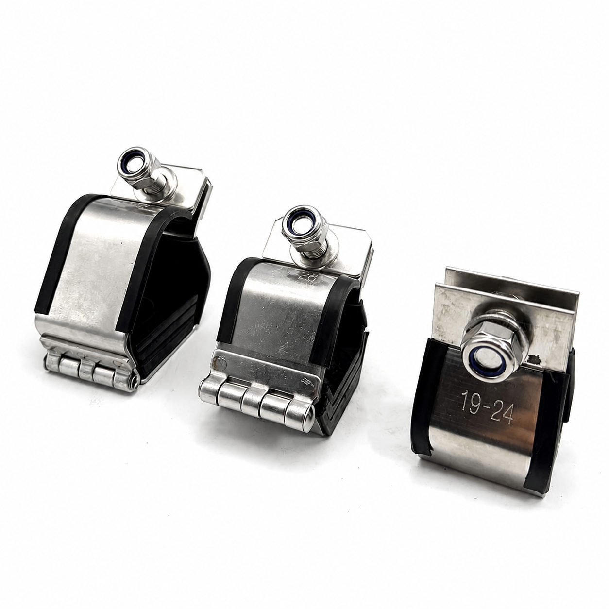 Power Distribution Cable Cleats Low Fume Smoke With M12 Bolt