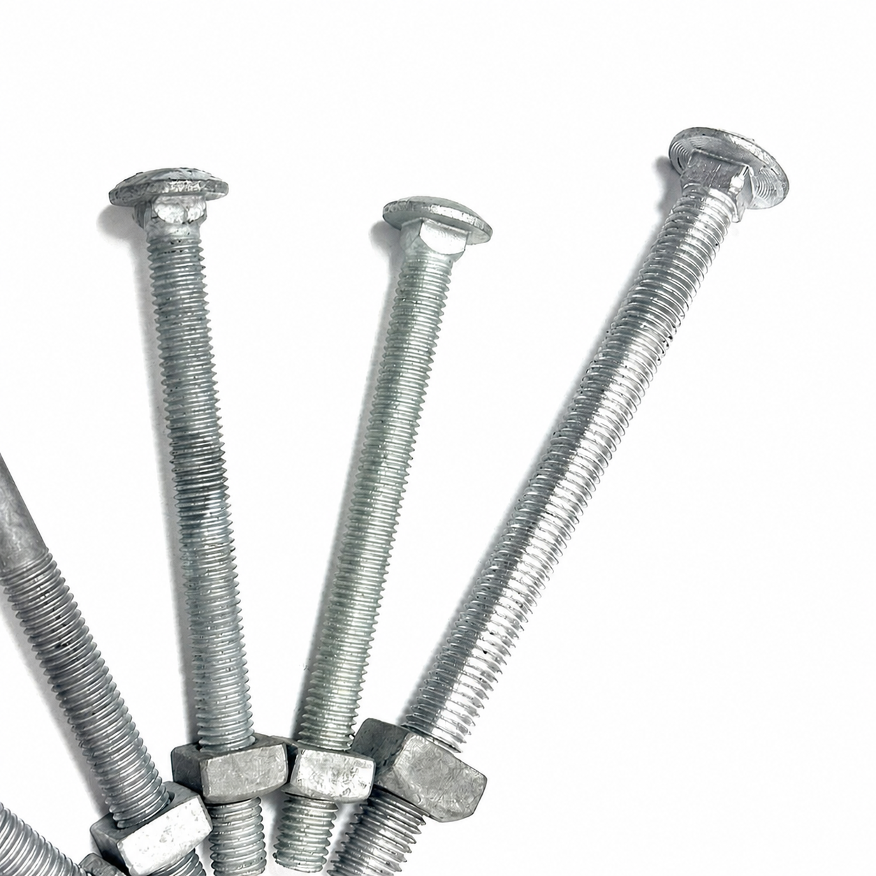 3/8'' Carriage Bolt HDG IEEE C135.1 & CSA C83 SEC Compliant Poleline Fastener
