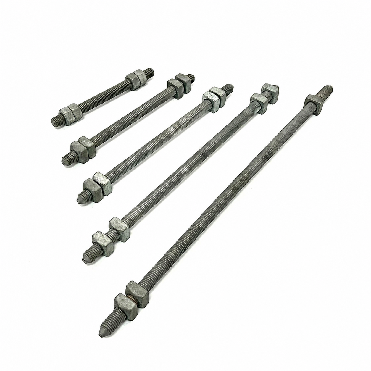 3/4" Double Arming Bolt HDG IEEE C135.1 & CSA C83 SEC Compliant Poleline Fastener