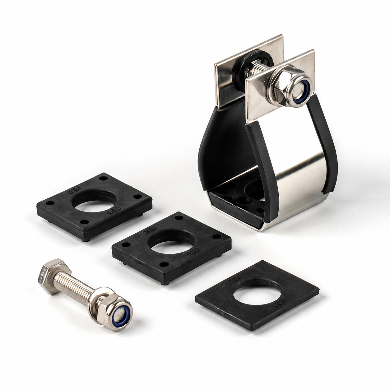 DNV ABS Short circuit Resistant Trefoil Cable Cleat FF-T1323