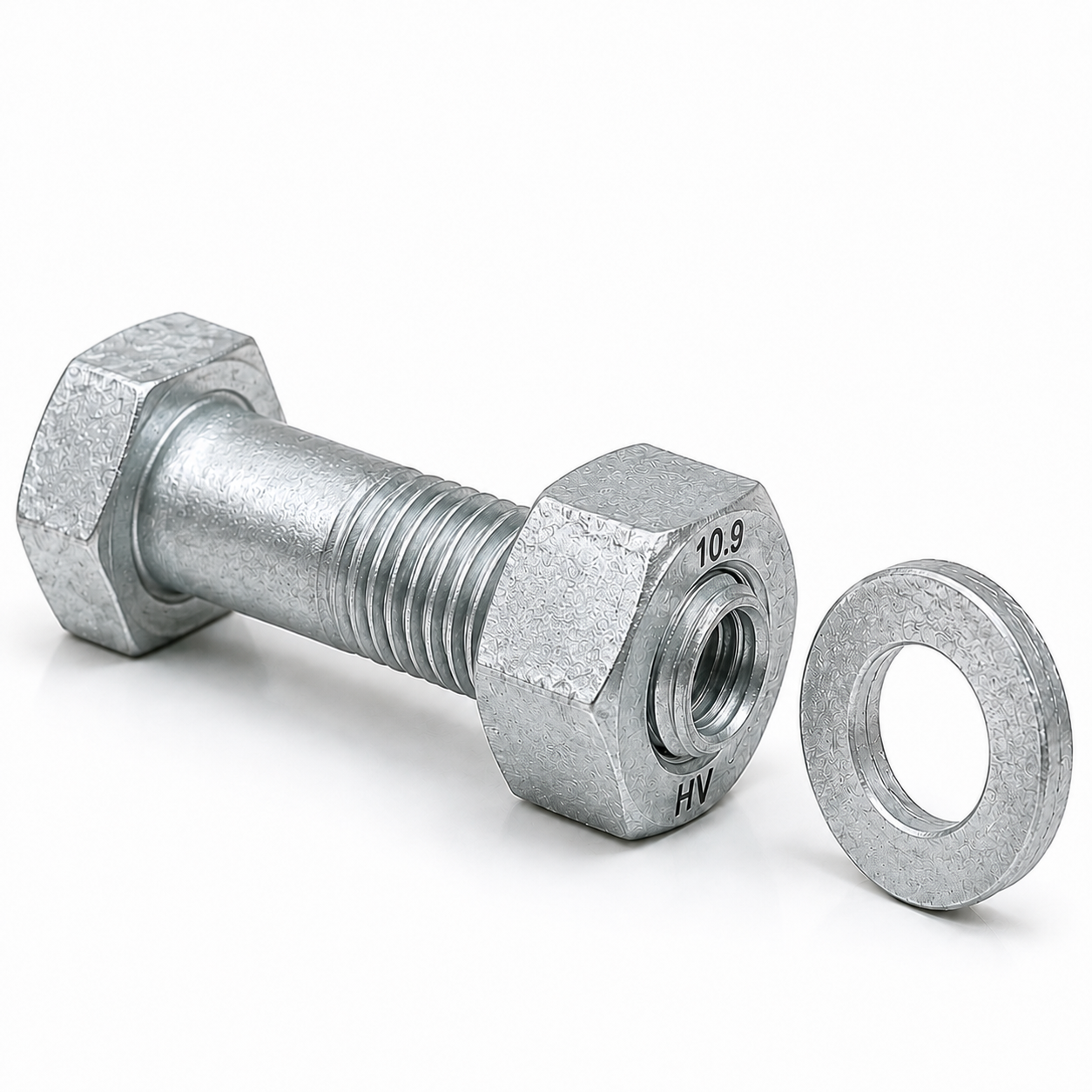 M12鈥揗36 EN 14399-10 Class 10.9 HRC Preloaded Structural Bolts