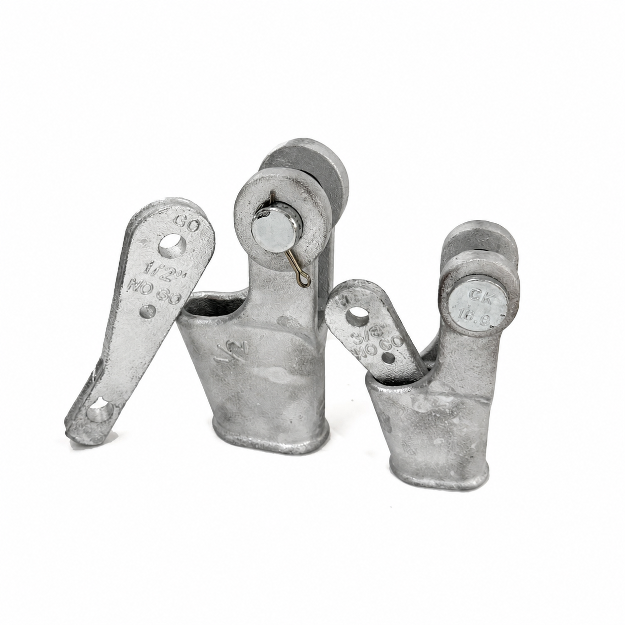 Cast Steel 1/2'' 3/8'' Wire Rope Open Wedge Socket Galvanized