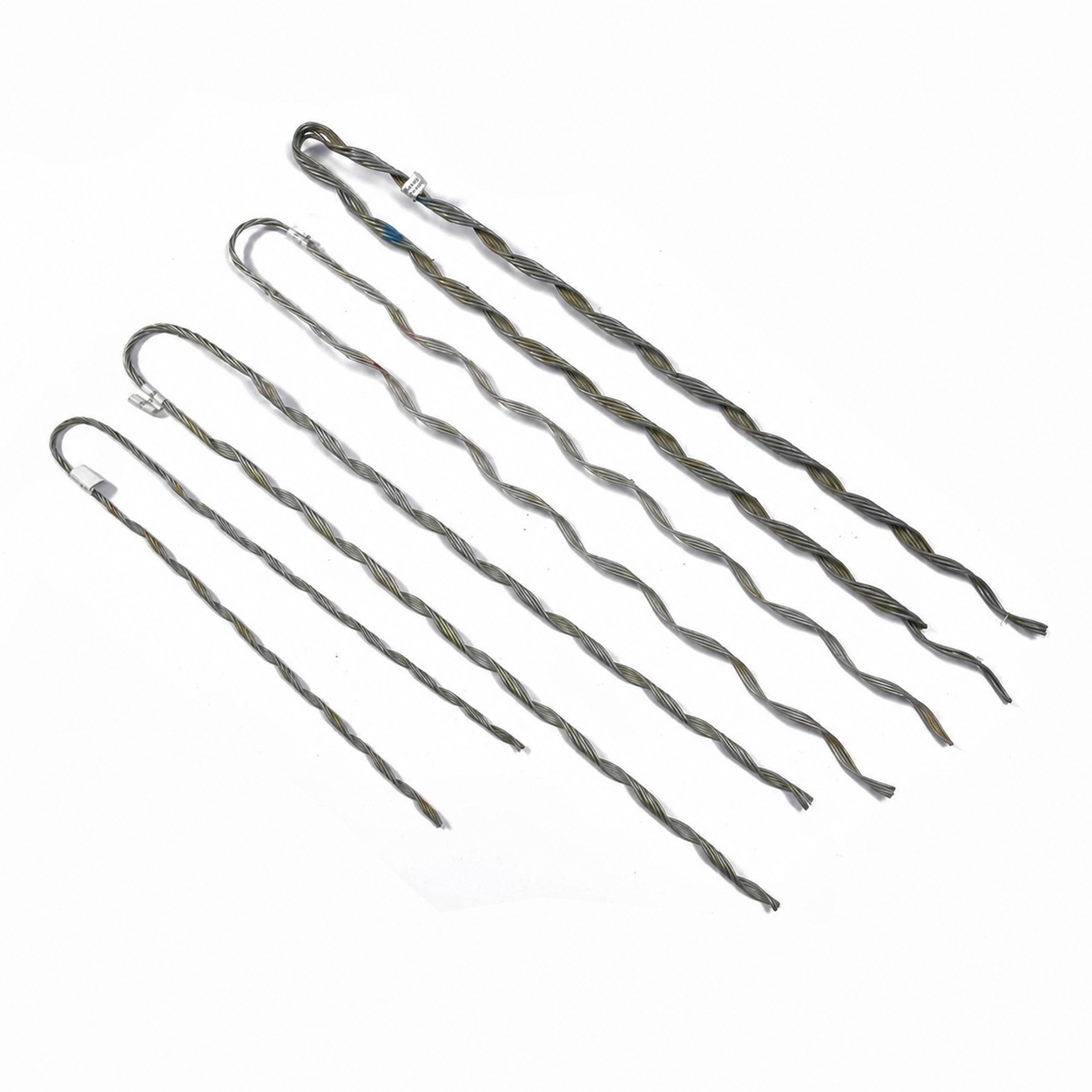 Aluminum Dead End Preformed Guy Grip For Power Fittings