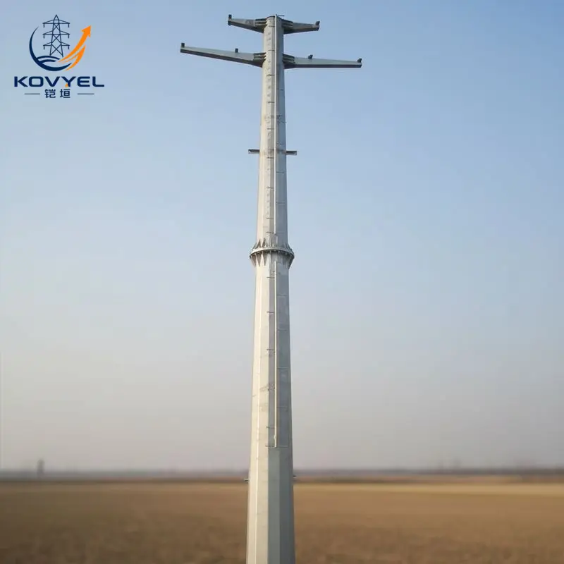 Hot-Dip Galvanized Monopole Transmission Tower - product image 5