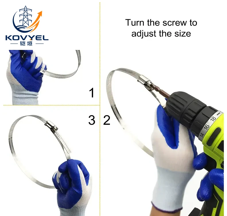 STAINLESS STEEL TIE,SCREW LOCKING SYSTEM - product image 2