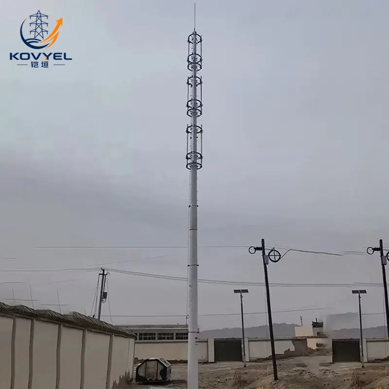 4G 5G Hot-Dip Galvanized Monopole Tower - product image 2