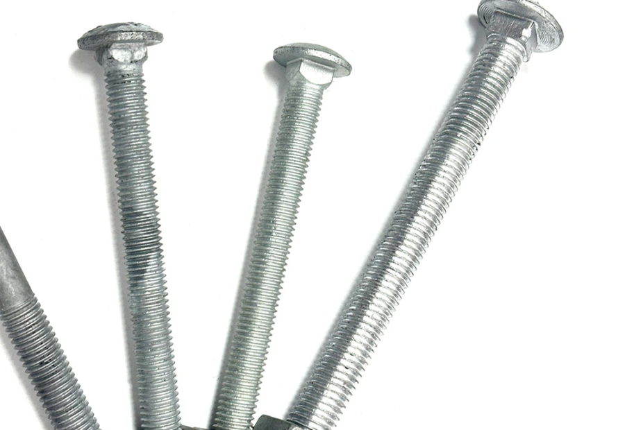 HDG carriage bolt for pole line hardware IEEE C135.1