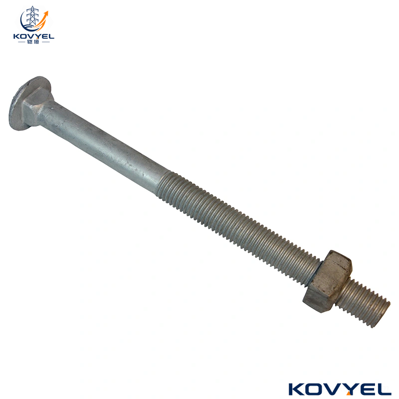 3/8” Carriage Bolt HDG IEEE C135.1 & CSA C83 SEC Compliant Poleline Fastener - product image 2