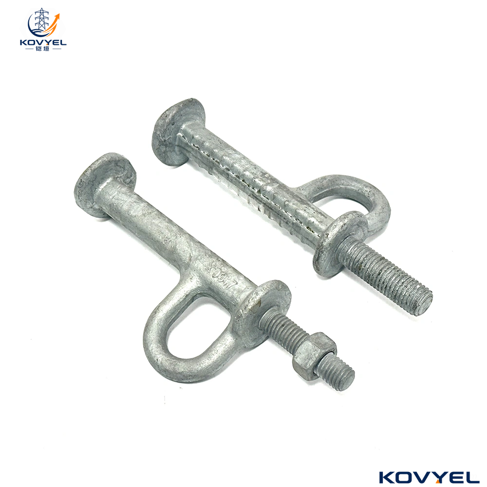 Hot Dip Galvanized ASTM A394 5/8” 3/4” Tower Step Bolt with A563 Nuts