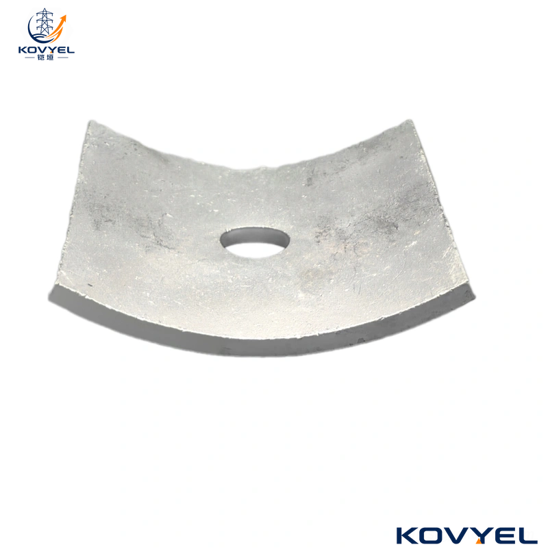 Hot Dip Galvanized | Square Curved Washer | Wood Pole Hardware