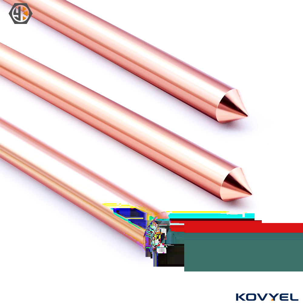 Copper Bonded Ground Rod | UL Earthing Hardware - product image 4