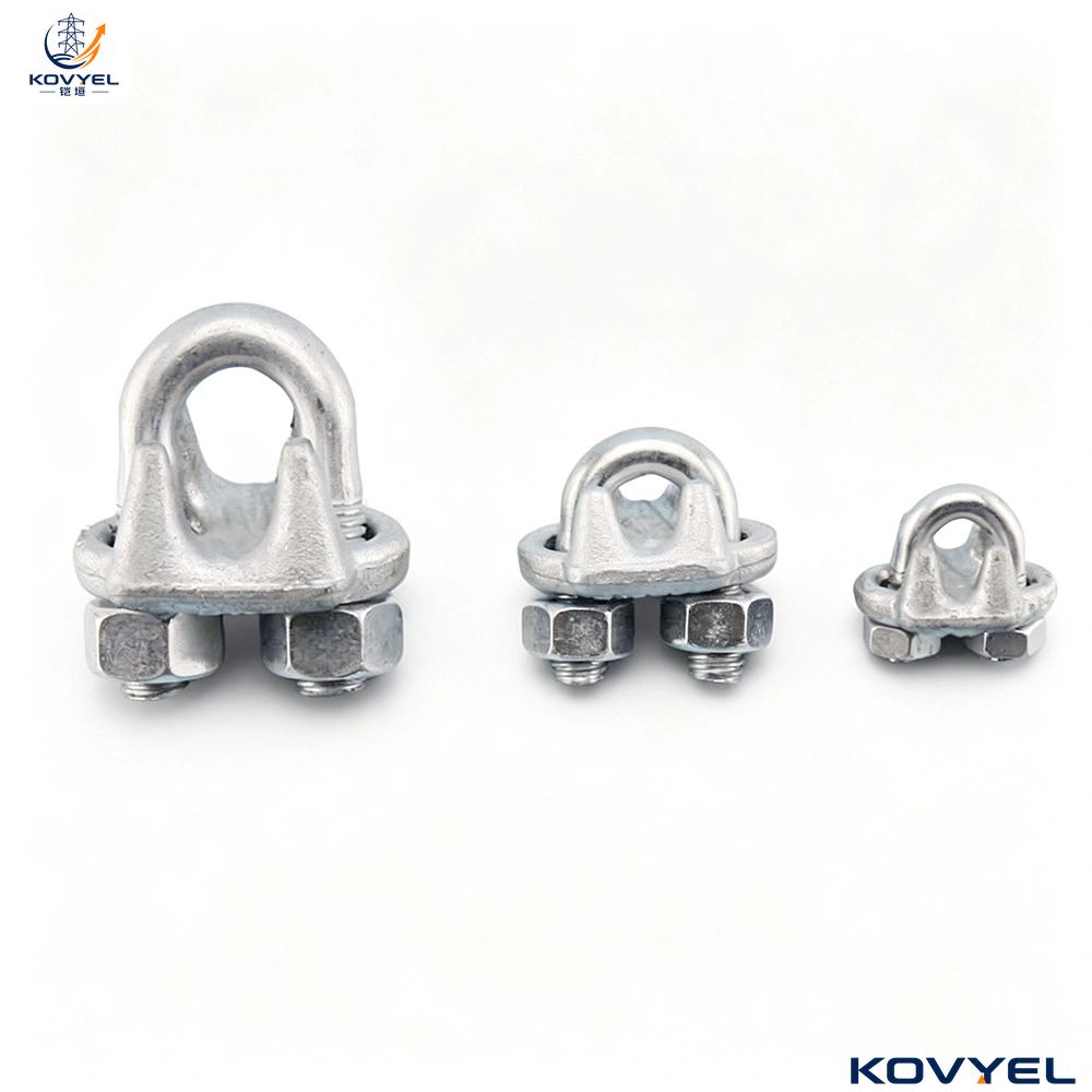 Carbon Steel Drop Forged Wire Rope Clip for Poleline Hardware