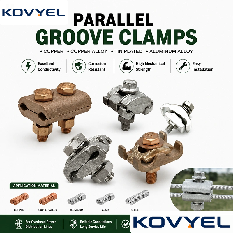 Universal Copper & Aluminum Parallel Groove Clamp | Electrical Cable Connector Clamps