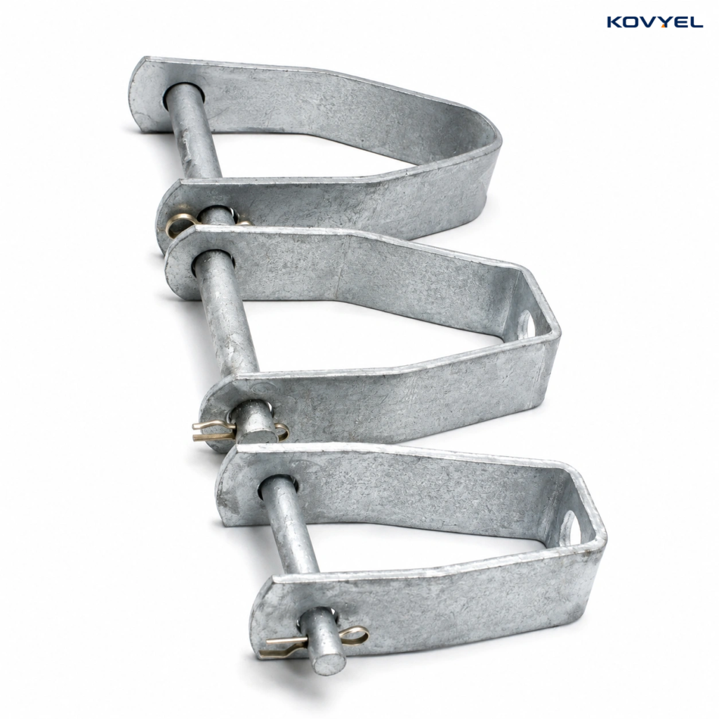 Secondary Insulator Clevis HDG | ANSI C135.20 Pole Hardware | Utility Pole Attachment - product image 2