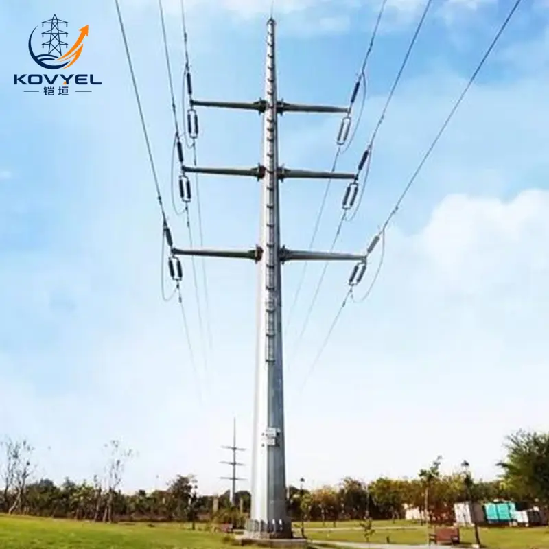 Hot-Dip Galvanized Monopole Transmission Tower - product image 4