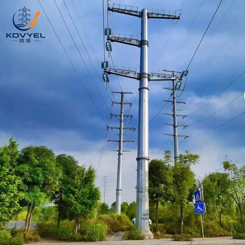 Hot-Dip Galvanized Monopole Transmission Tower - product image 3