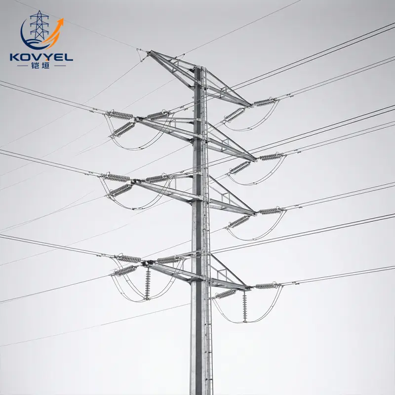 Hot-Dip Galvanized Monopole Transmission Tower - product image 6