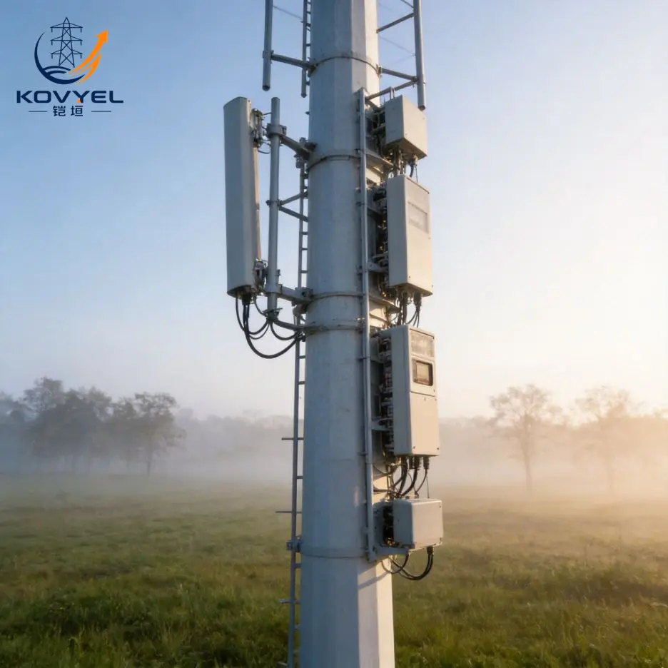 Galvanized Monopole Communication Tower - product image 2
