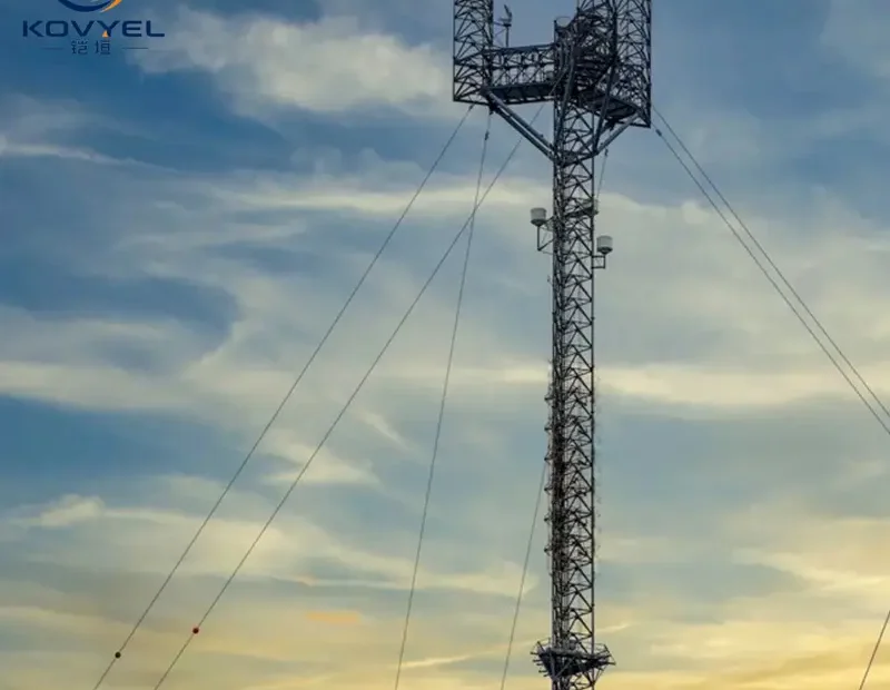 KOVYEL Guyed Power and Telecom Transmission Tower - featured image 1