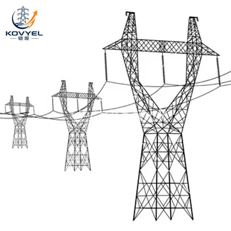 Hot-Dip Galvanized Lattice Transmission Tower - product image 2