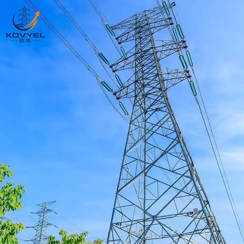 Hot-Dip Galvanized Lattice Transmission Tower - product image 3