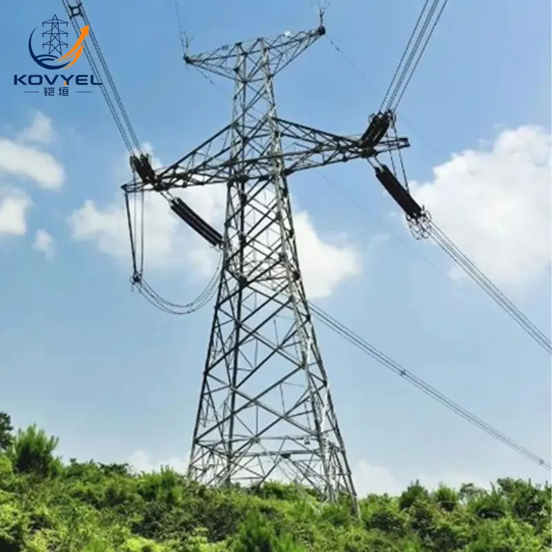 Hot-Dip Galvanized Lattice Transmission Tower - product image 4