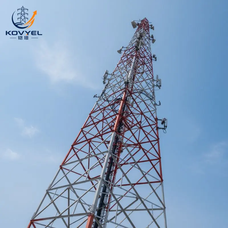 Microwave Antenna Lattice Communication Tower