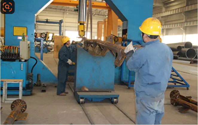 Steel Tubular Power Transmission Tower - real steel tower manufacturing process: Structural Calibration