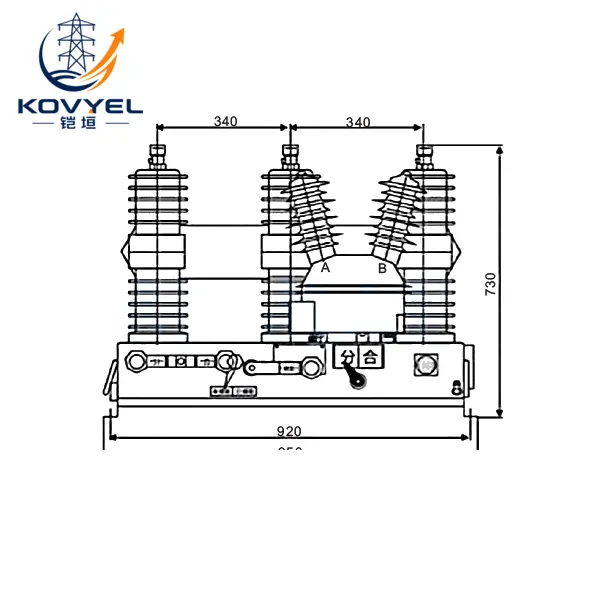 ZW32 Primary-Secondary Integrated Outdoor Vacuum Circuit Breaker - product image 2