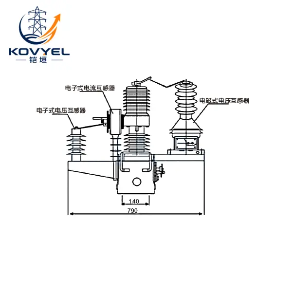 ZW32 Primary-Secondary Integrated Outdoor Vacuum Circuit Breaker - product image 3
