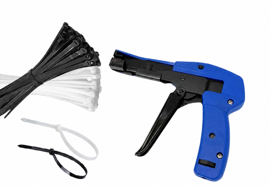 Nylon Cable Tie Tension Cutting Fastening Tools Nylon Cable Tie Gun