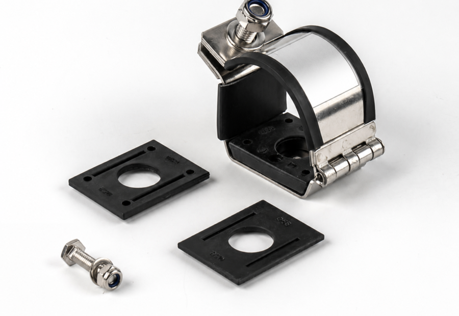 HV Cable Cleats Non-magnetic 316L For Utility Tunnels