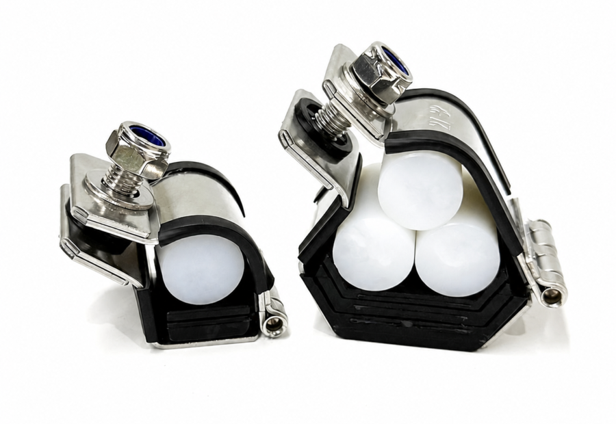 IEC 61914 DNV ABS Certificated 316L Stainless Steel Cable Cleats for Short Circuit Protection