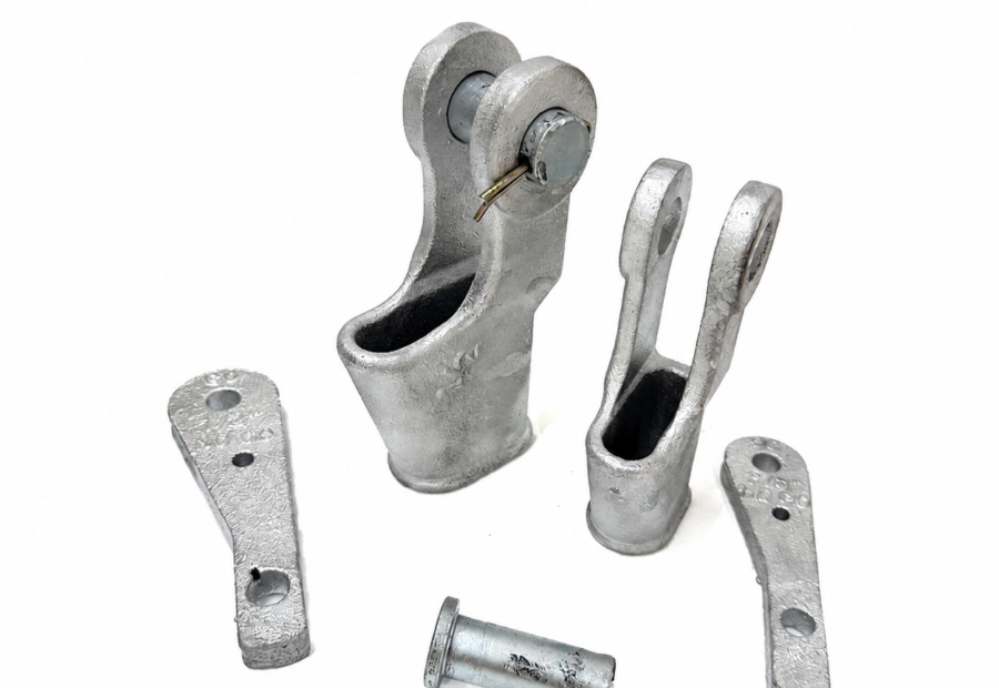 Din 43148 Cast Steel 1” 3/8” Open Wedge Sockets For Anchoring Lifting