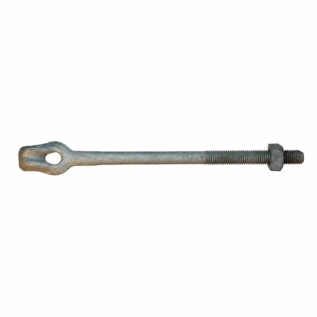 5/8'' Thimble Eye Bolt Drop Forged HDG IEEE C135.1 & CSA C83 SEC Compliant Poleline Fastener