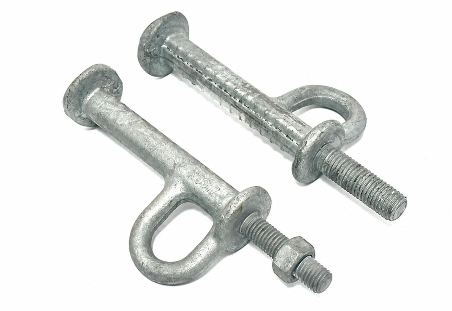Hot Dip Galvanized ASTM A394 5/8” 3/4” Tower Step Bolt with A563 Nuts