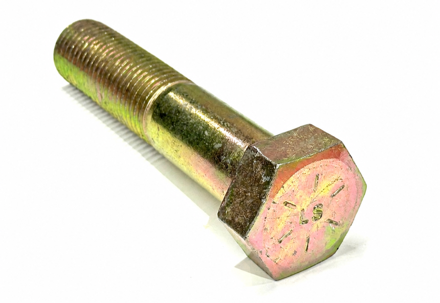 3/8″ Hex Head Bolt | Hot Dip Galvanized | 4,250 lbs Tensile | Utility Fasteners