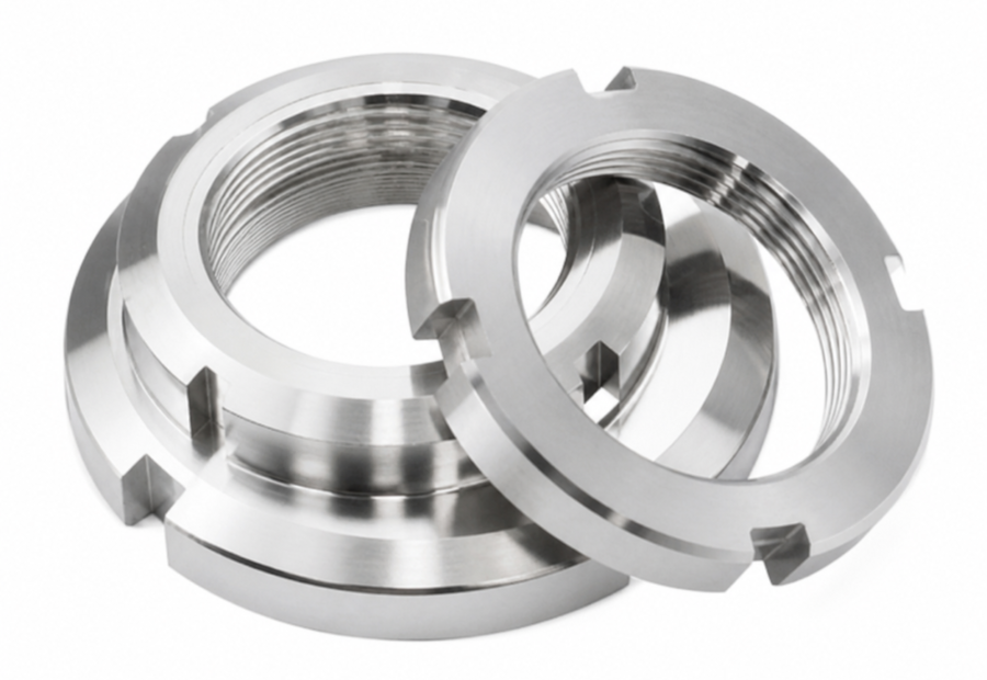 DIN 981 Slotted Round Locknut | KM Series Bearing Lock Nut for Shaft