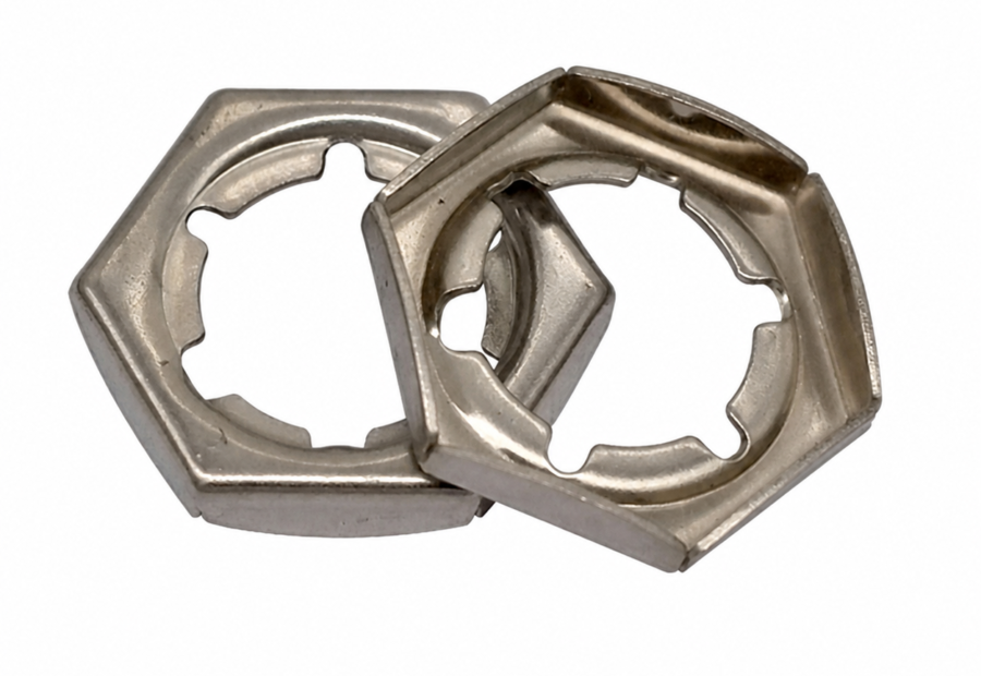 DIN 7967 Self Locking Counter Nuts | Palnut Type Lock Nut | Stainless Steel Stamped Counter Nut