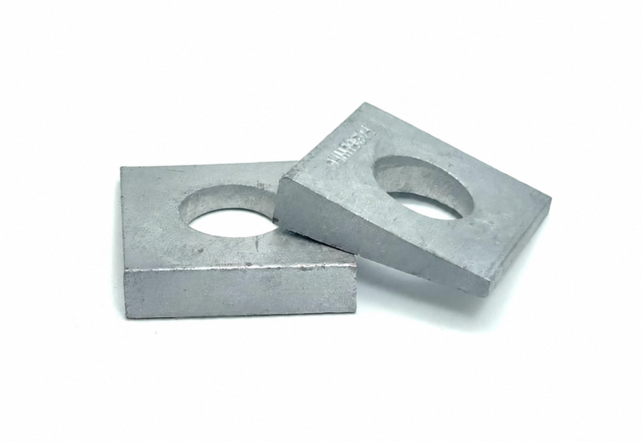 3/4 Square Beveled Malleable Iron Washer