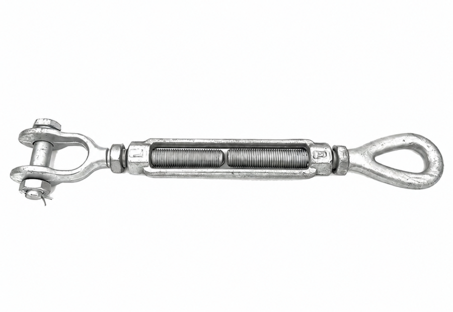 Drop Forged Turnbuckle HDG | ASTM F1145 Utility Hardware | Jaw & Jaw Galvanized Turnbuckle