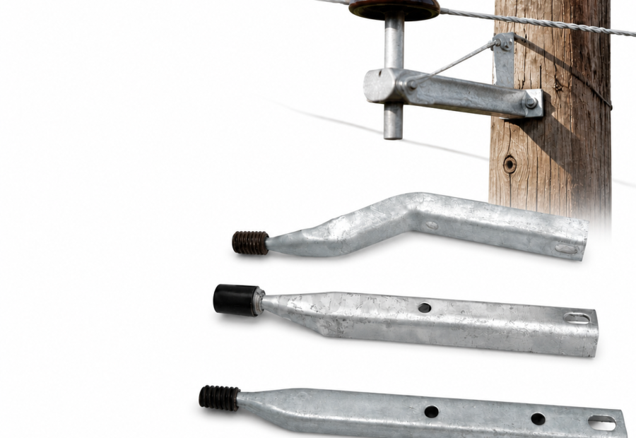Galvanized Channel Steel | Pole Top Pin with Lead Thread | 1-3/8 Inch Lead Thread Pin