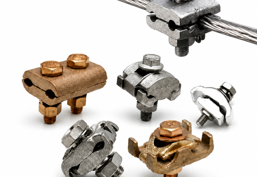 Copper Bronze/Aluminium Parallel Groove Clamps For Grounding & Bonding System