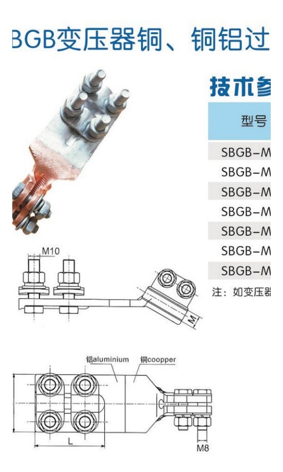SBG & SBGB Transformer Transition Clamps