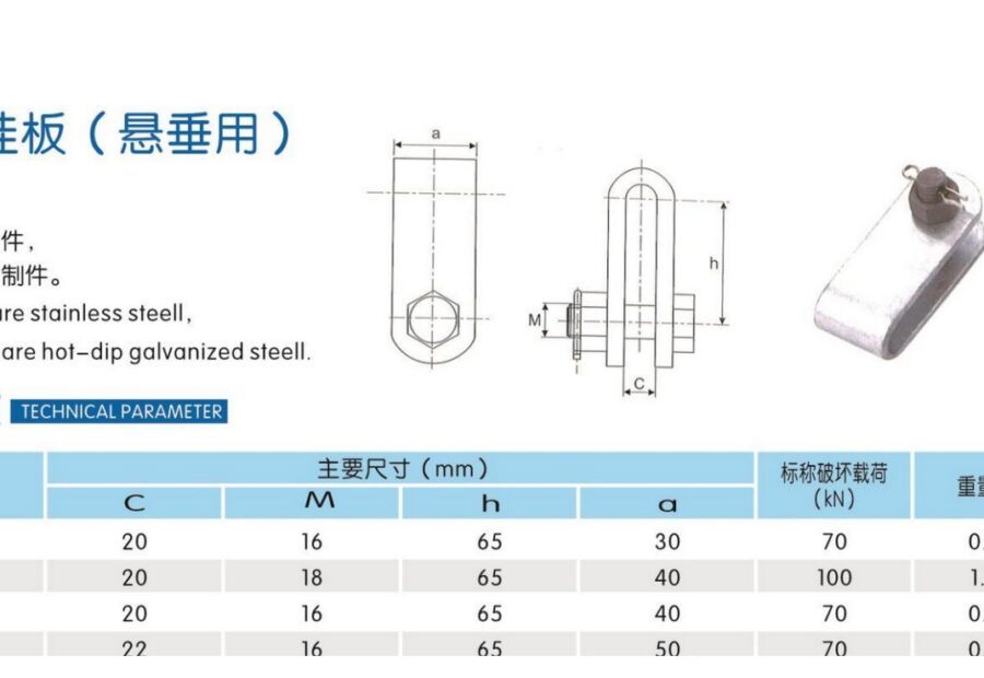 UB & UBX Suspension Clevis Plates