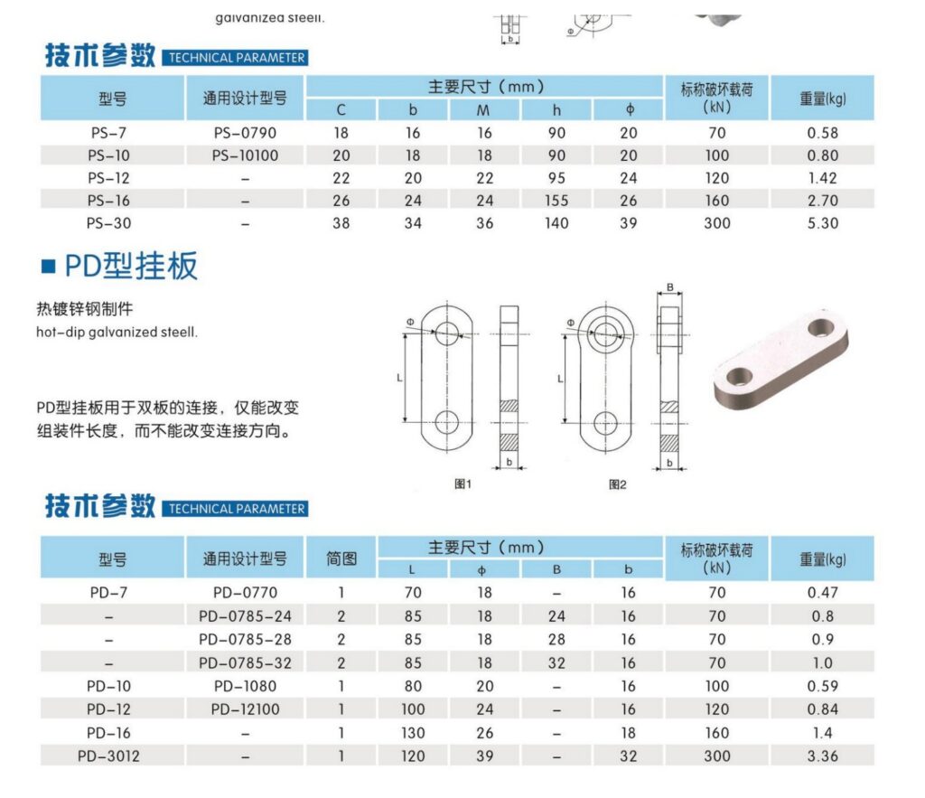 Yoke Plates, Extension Plates & Link Plates - product image 2
